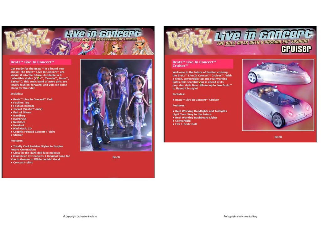Bratz Catalogues